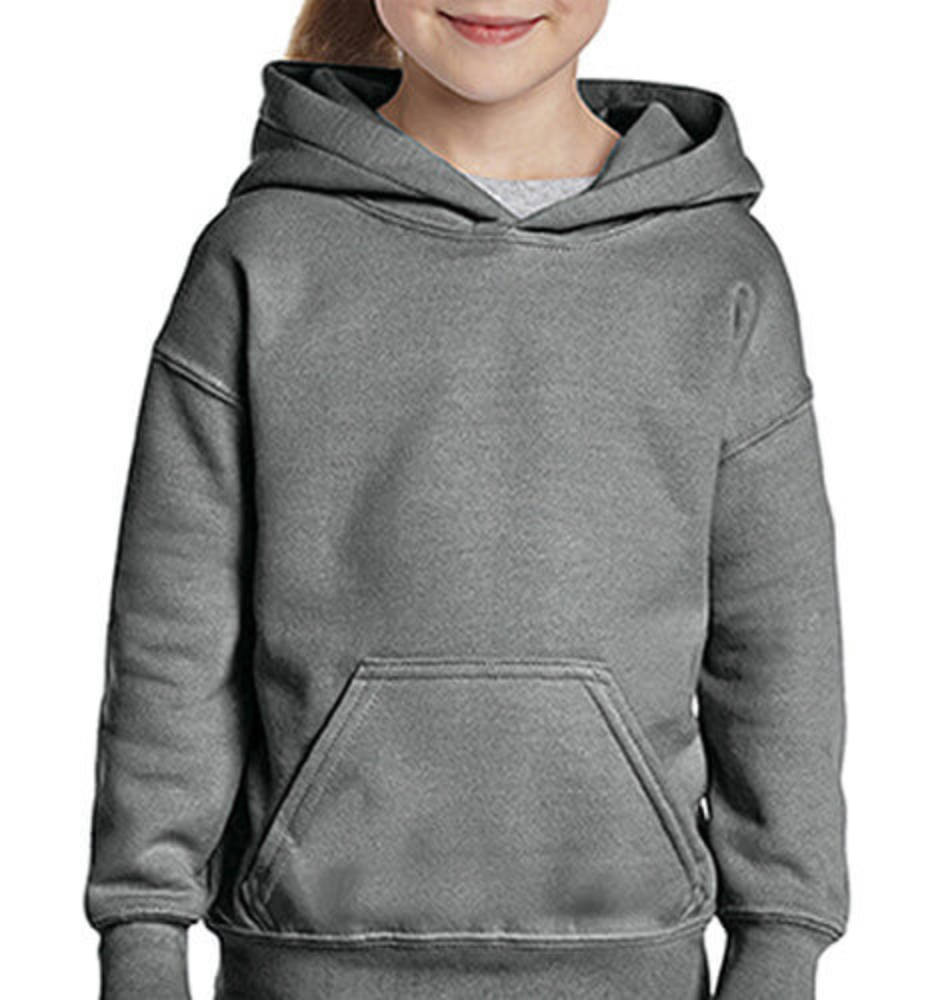 Gyerek Pulóver Kapucnis Hosszú ujjú Gildan Heavy Blend Youth Hooded Sweat - S (116/128), Fehér Gyerek Pulóver Kapucnis Hosszú ujjú Gildan Heavy Blend Youth Hooded Sweat - S (116/128), Fehér