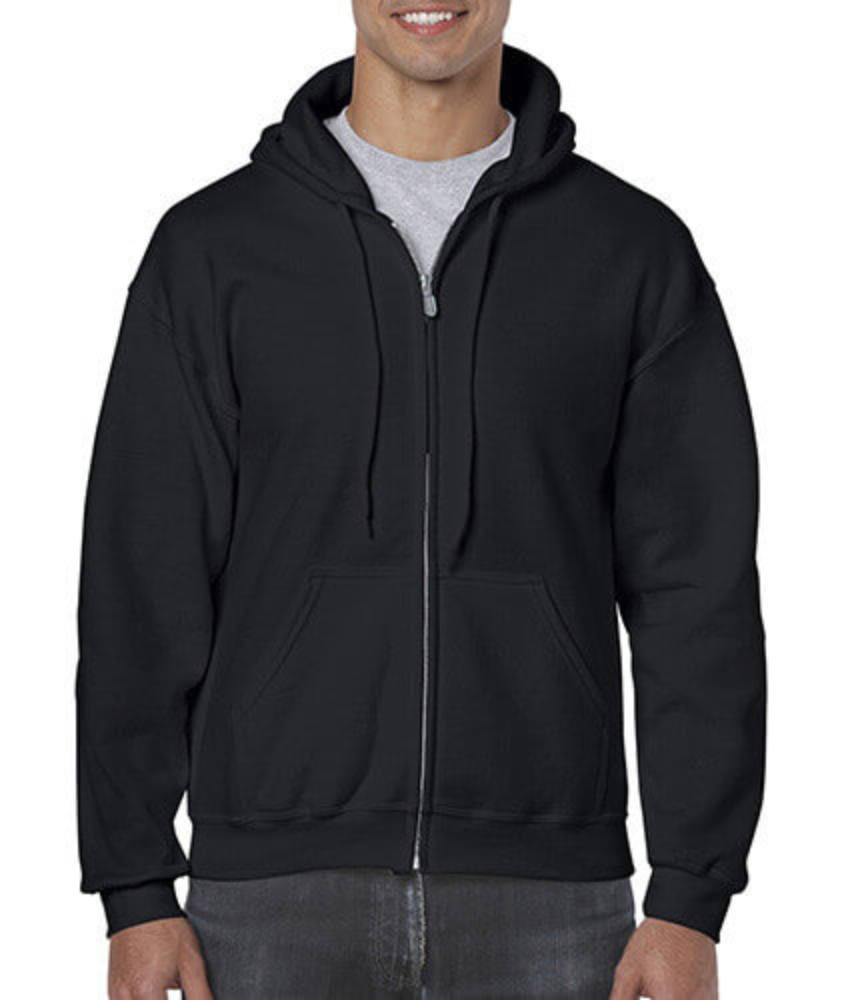 Férfi Pulóver Kapucnis Hosszú ujjú Gildan Heavy Blend Adult Full Zip Hooded Sweat - S, Ír zöld