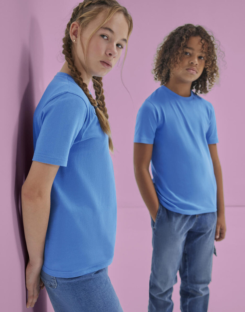 B and C #E150 T-Shirt /kids TK001 Ash 7/8 (122/128)