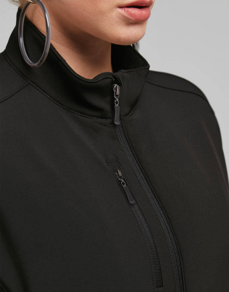 Női hosszú ujjú Softshell SG Ladies' Softshell Jacket M, Sötétkék (navy)