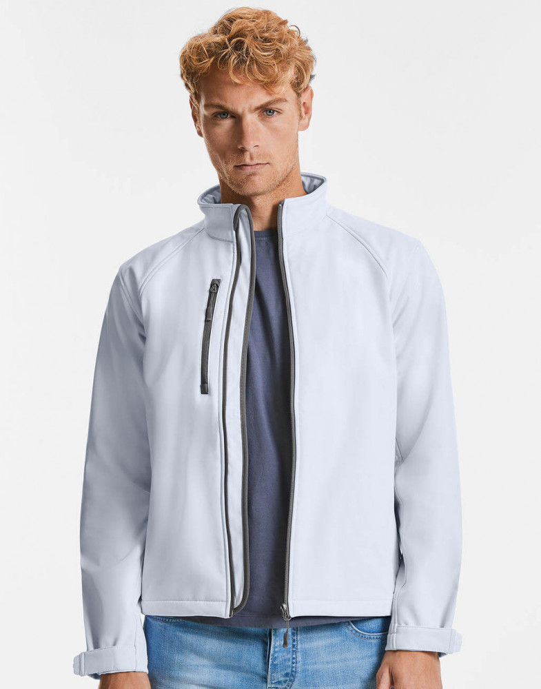 Férfi kabát Russell Europe Softshell Jacket 3XL, Titanium