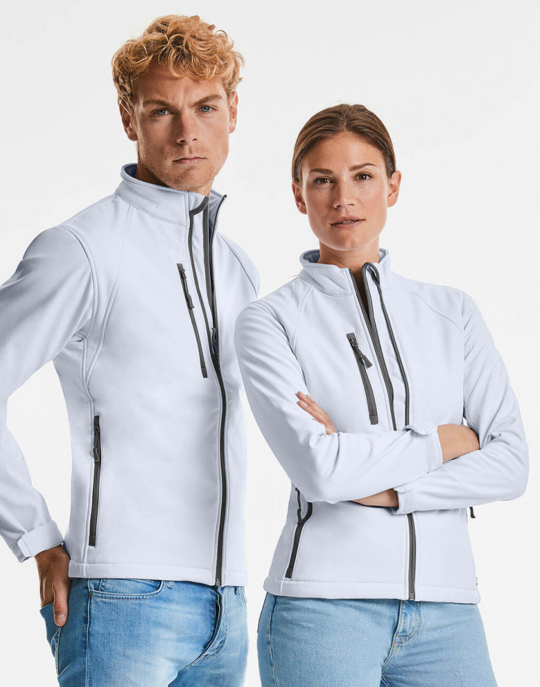 Férfi kabát Russell Europe Softshell Jacket S, Azur kék