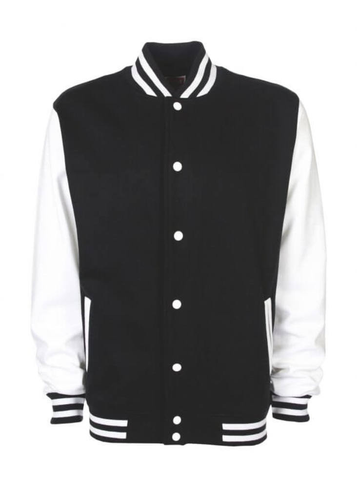 Női Kabát hosszú ujjú FDM College Jacket - XS, Sportszürke/fehér