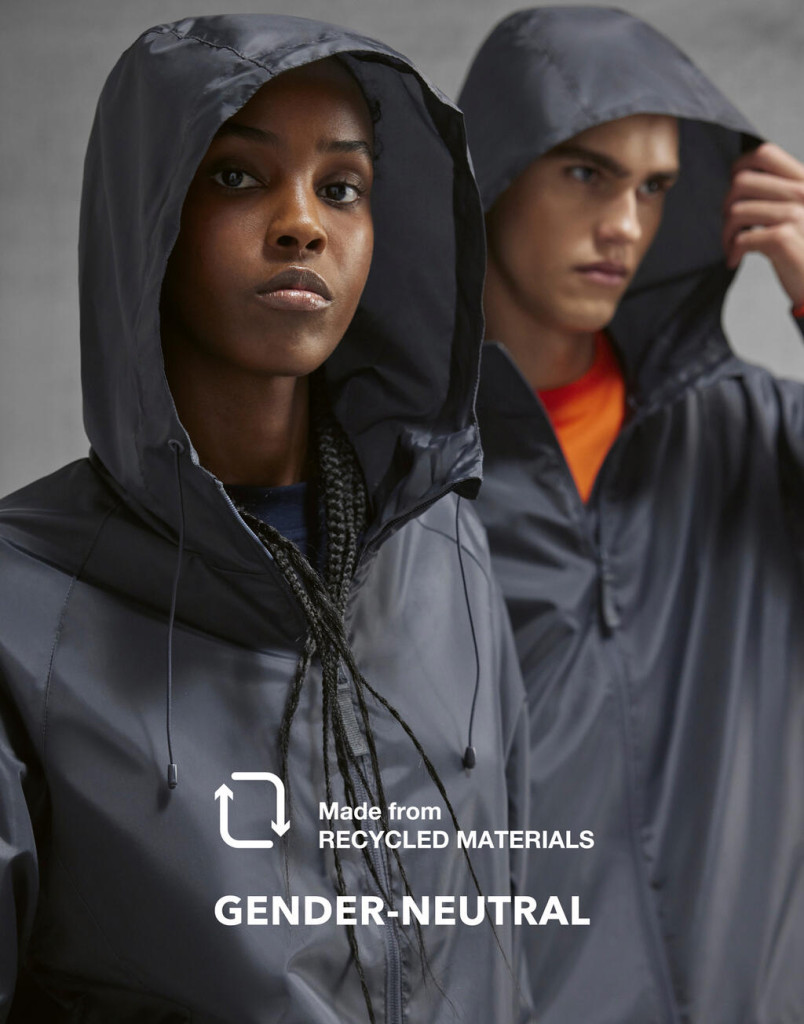 B and C Reset Lined Windbreaker széldzseki JG004 Black S