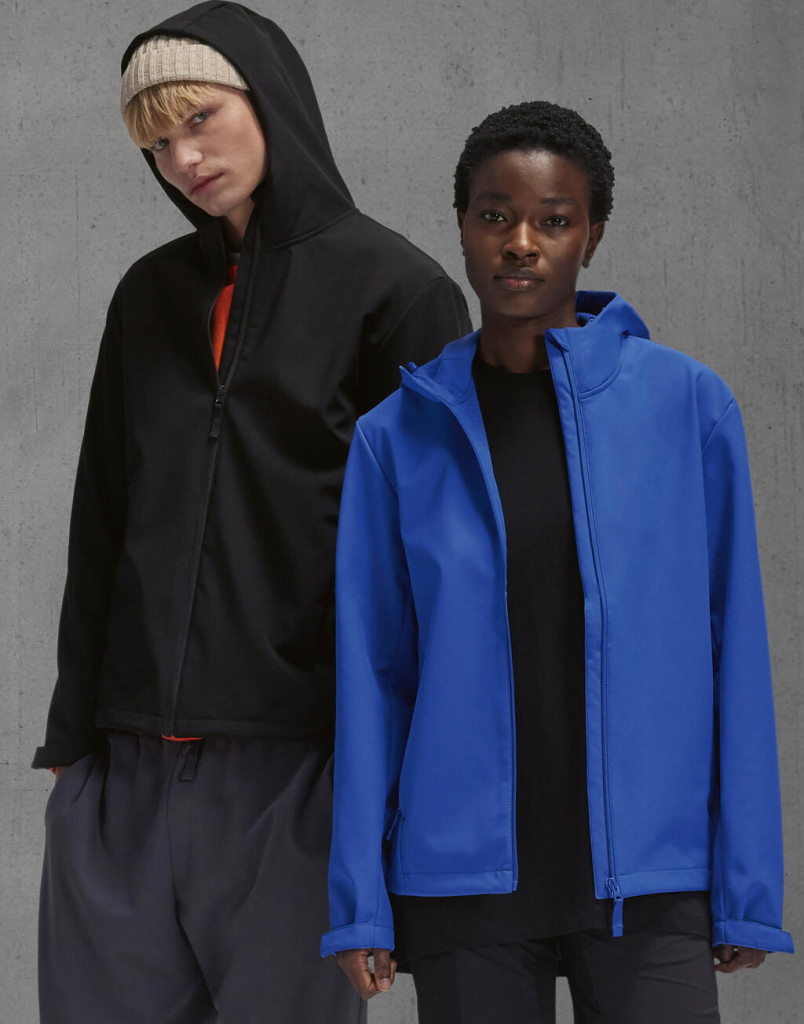 B and C Reset 3Lr Hooded Softshell JG006 Royal Blue L