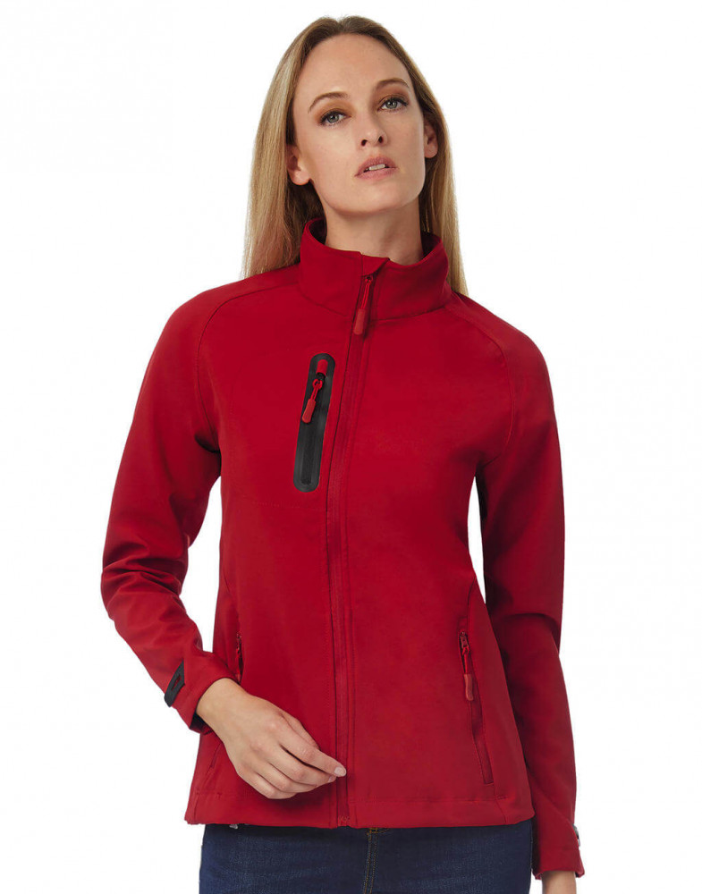Női kabát B and C X-Lite Softshell/women Jacket 2XL, Fehér