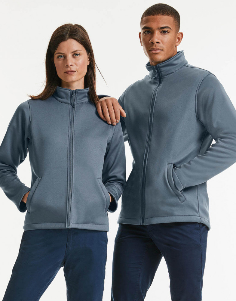 Női Softshell Russell Europe Ladies' Smart Softshell Jacket 2XL (44), Piros