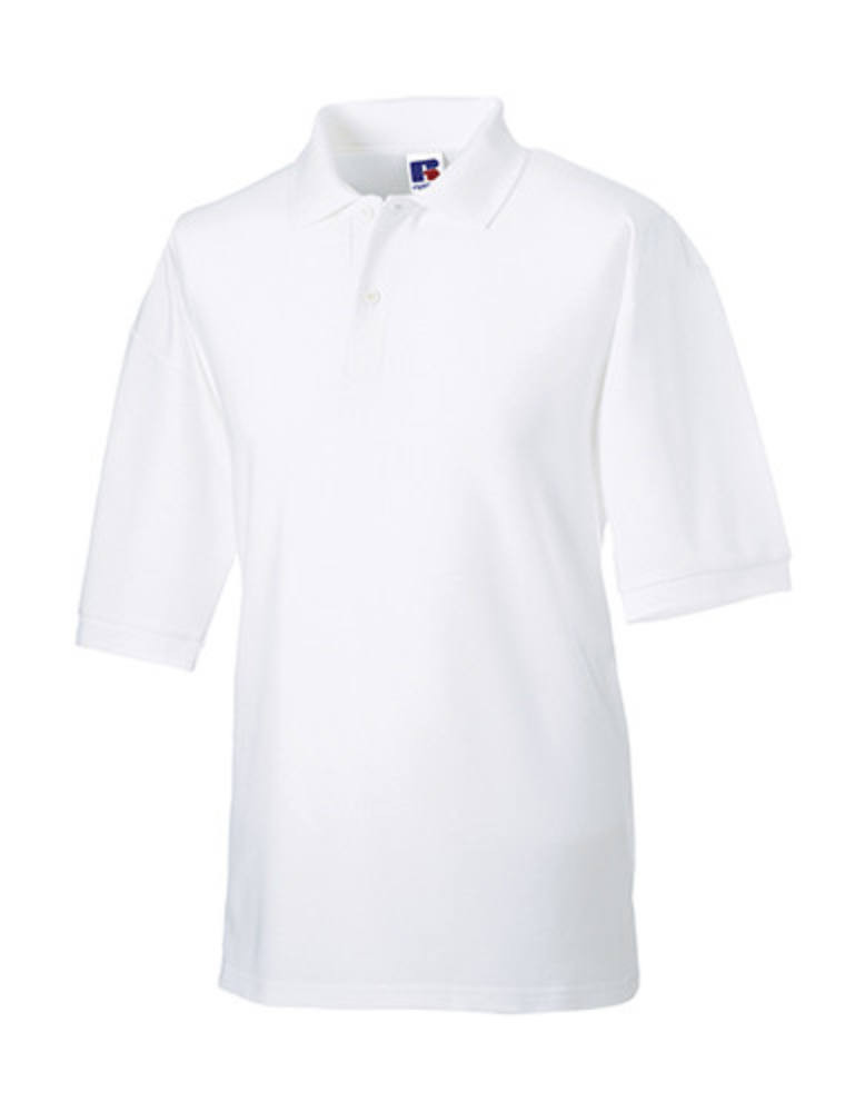 Férfi galléros póló rövid ujjú Russell Europe Polo Blended Fabric - S, Világos Oxford Férfi galléros póló rövid ujjú Russell Europe Polo Blended Fabric - S, Világos Oxford