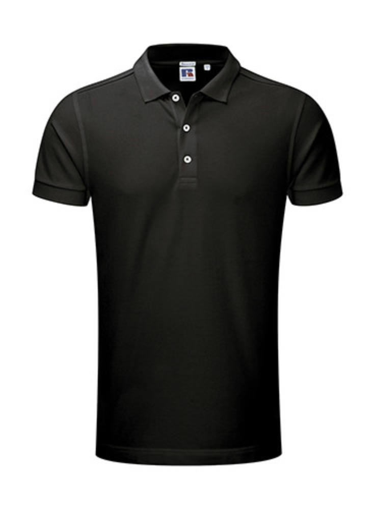 Férfi galléros póló rövid ujjú Russell Europe Men's Stretch Polo - 2XL, Sötétkék (navy) Férfi galléros póló rövid ujjú Russell Europe Men's Stretch Polo - 2XL, Sötétkék (navy)