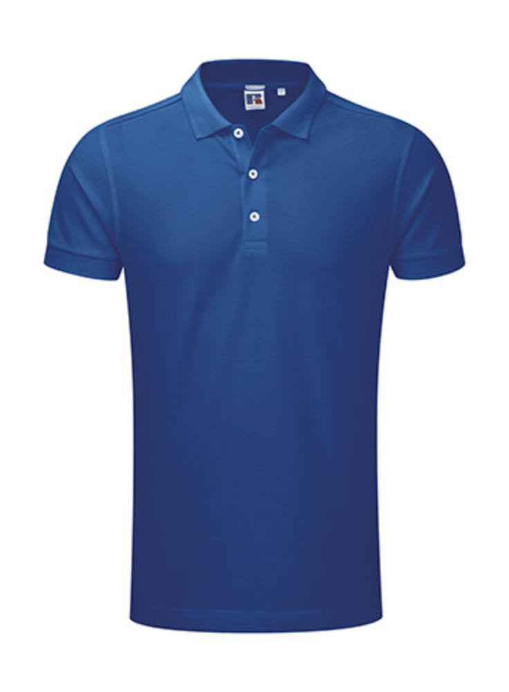 Férfi galléros póló rövid ujjú Russell Europe Men's Stretch Polo - 2XL, Sötétkék (navy) Férfi galléros póló rövid ujjú Russell Europe Men's Stretch Polo - 2XL, Sötétkék (navy)