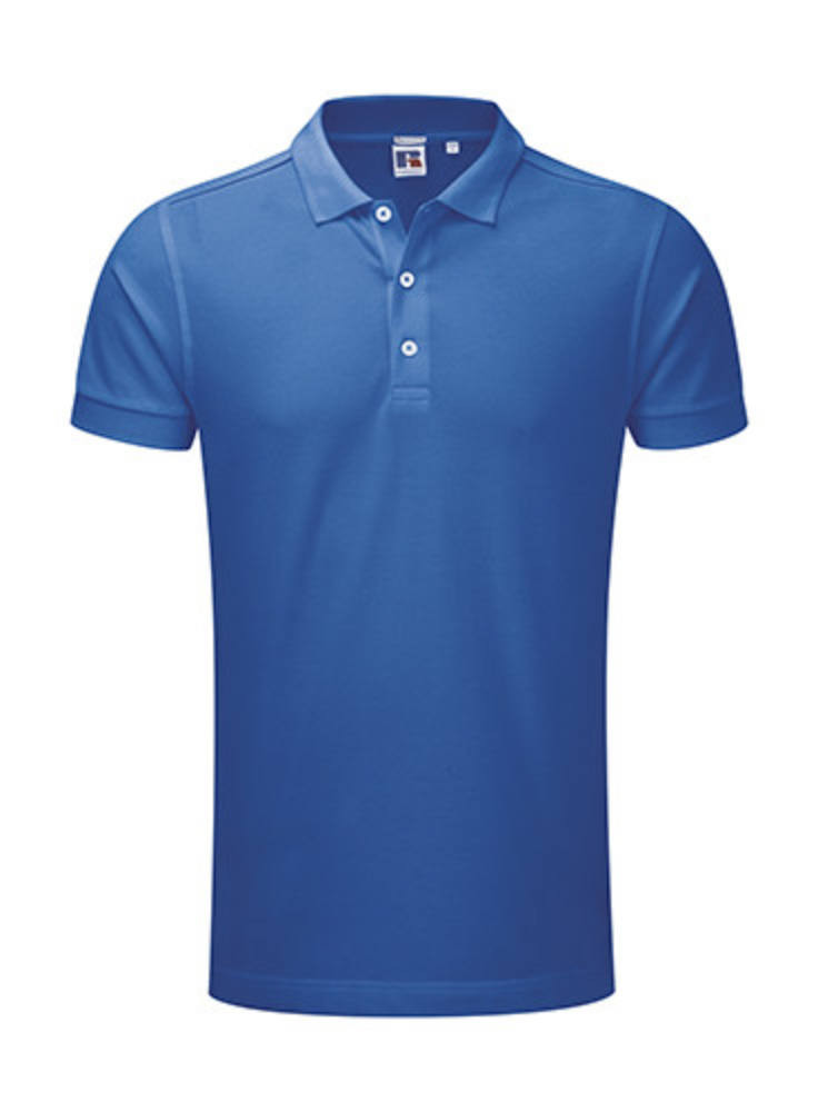 Férfi galléros póló rövid ujjú Russell Europe Men's Stretch Polo - 2XL, Sötétkék (navy) Férfi galléros póló rövid ujjú Russell Europe Men's Stretch Polo - 2XL, Sötétkék (navy)
