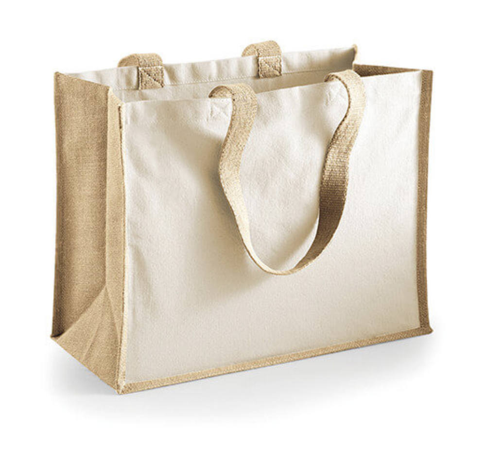 Bevásárló táska Westford Mill Printers' Jute Classic Shopper