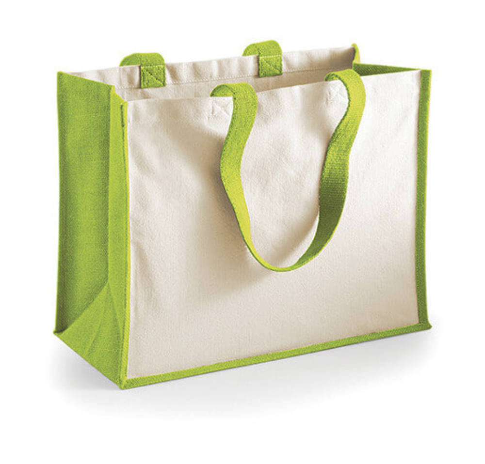 Bevásárló táska Westford Mill Printers' Jute Classic Shopper