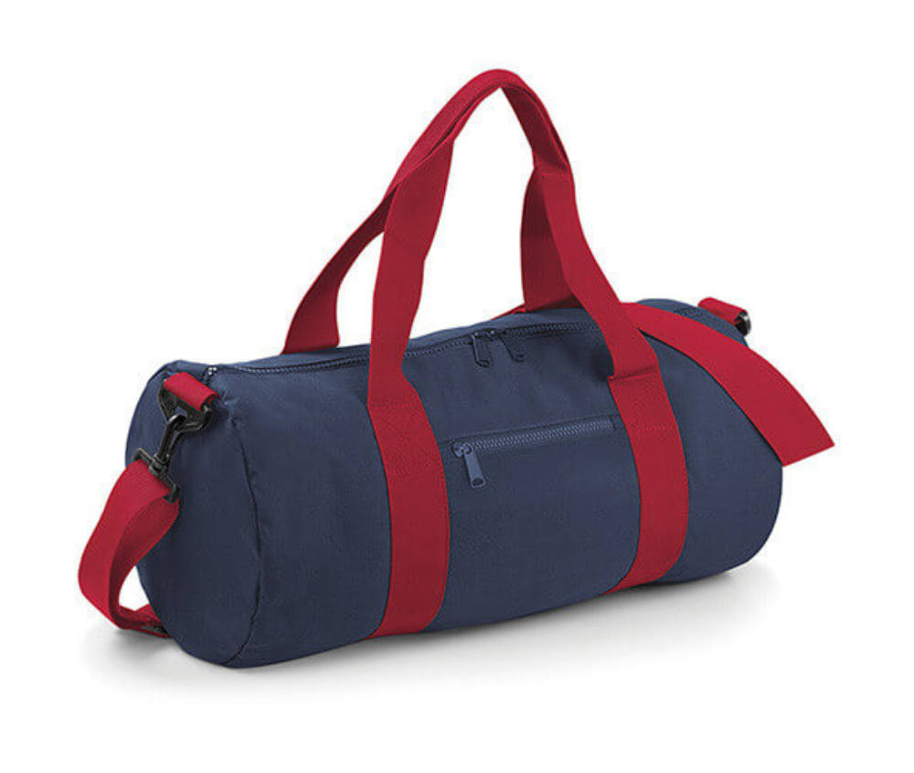 Bag Base Original Barrel Bag - Egy méret, Klasszikus Piros/Off Fehér