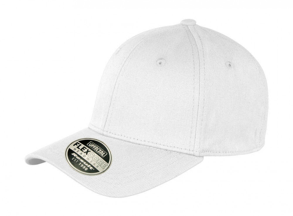 Uniszex sapka Result Caps Kansas Flex Cap S/M, Fehér