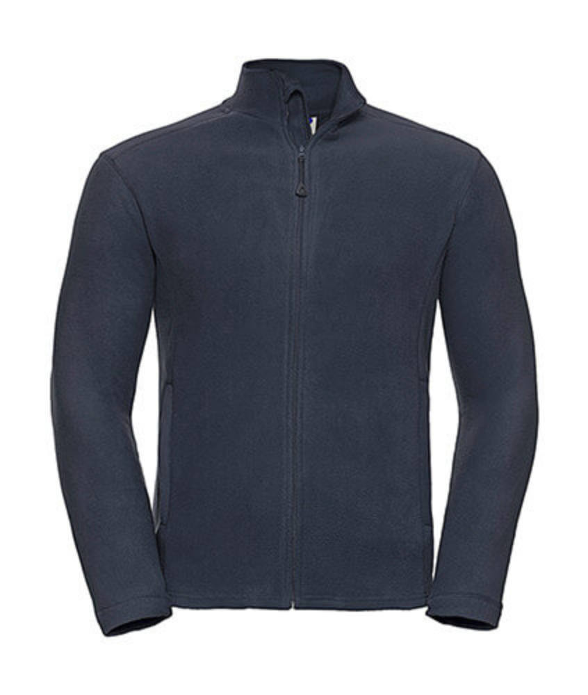 Férfi Polár Hosszú ujjú Russell Europe Full Zip Microfleece