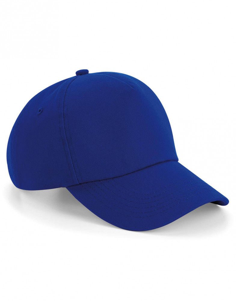 Uniszex sapka Beechfield Authentic 5 Panel Cap Egy méret, Sötétkék (navy)