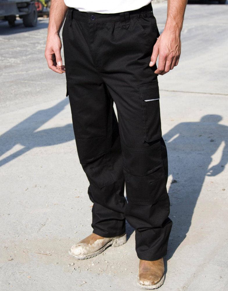 Férfi nadrág munkaruha Result Work-Guard Action Trousers Reg 3XL (42/32"), Sötétkék (navy)