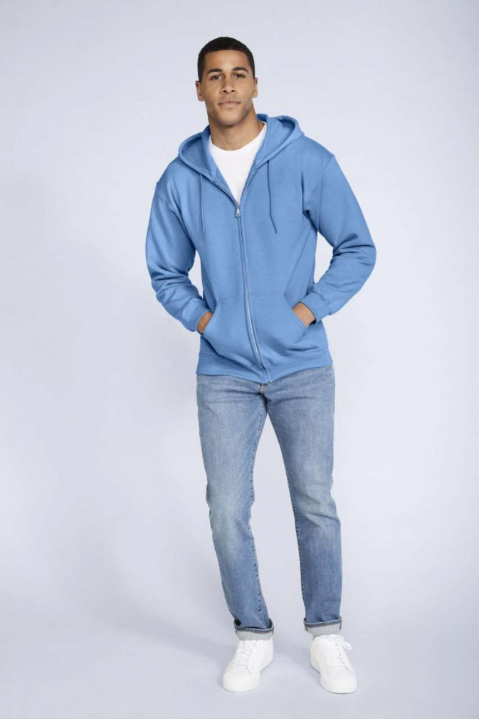 Uniszex kapucnis pulóver Gildan GI18600 Heavy Blend Adult Full Zip Hooded Sweatshirt -S, Maroon Uniszex kapucnis pulóver Gildan GI18600 Heavy Blend Adult Full Zip Hooded Sweatshirt -S, Maroon