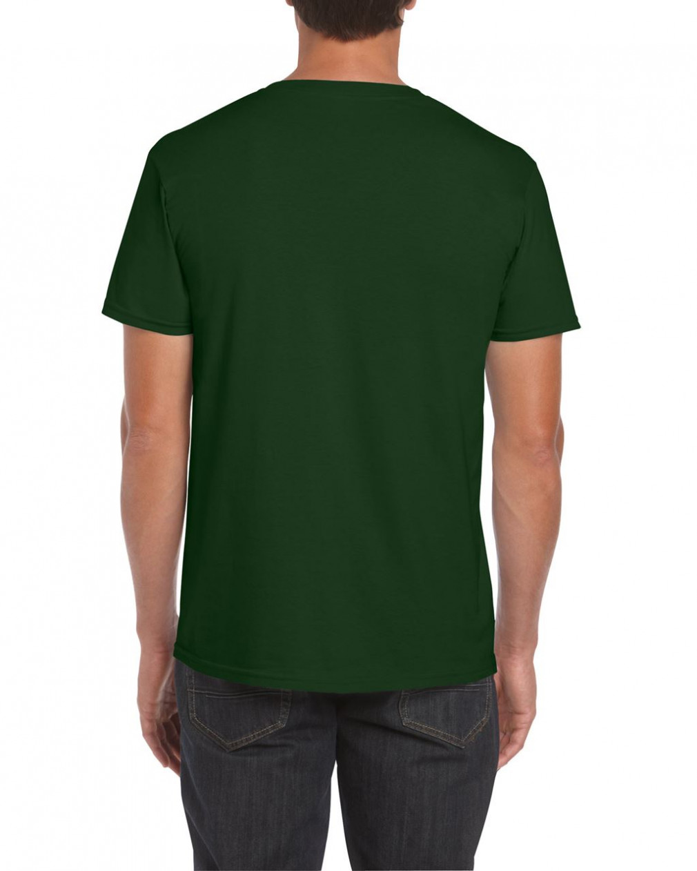 Logózható uniszex póló Gildan GI64000 Softstyle -M, Forest Green