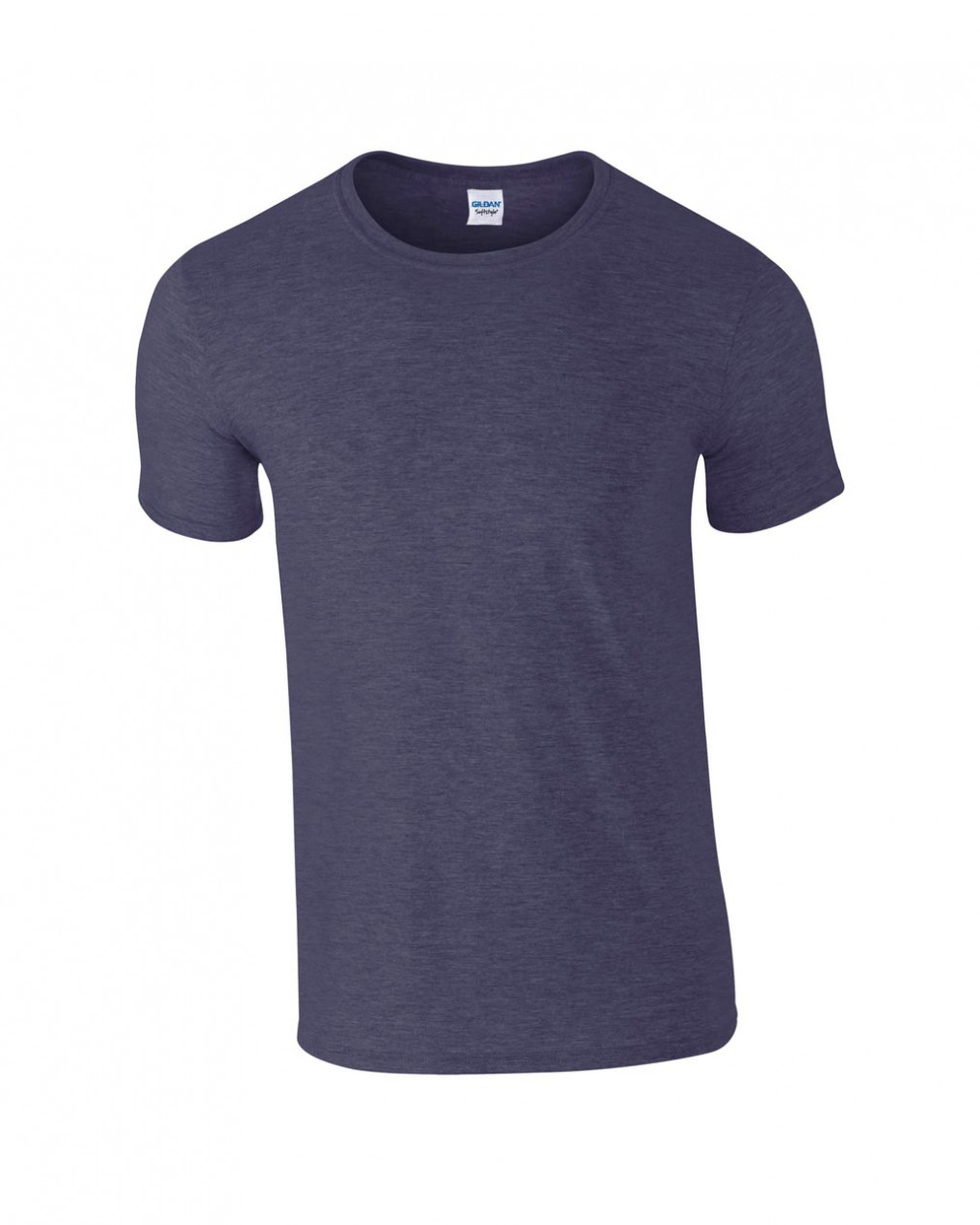 Logózható uniszex póló Gildan GI64000 Softstyle -L, Heather Navy
