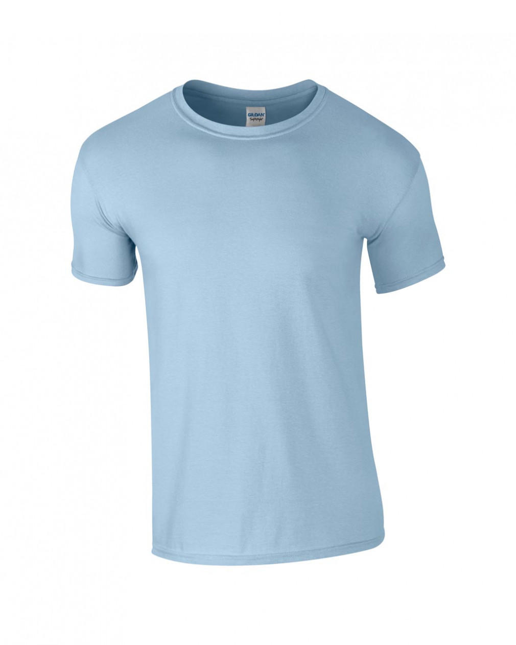 Logózható uniszex póló Gildan GI64000 Softstyle -2XL, Light Blue