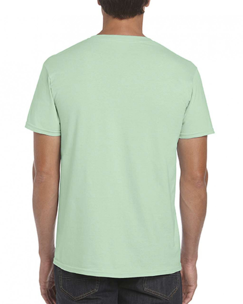 Logózható uniszex póló Gildan GI64000 Softstyle -M, Mint Green