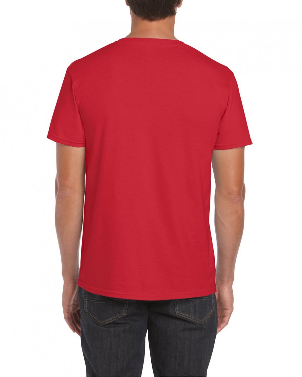 Logózható uniszex póló Gildan GI64000 Softstyle -3XL, Red