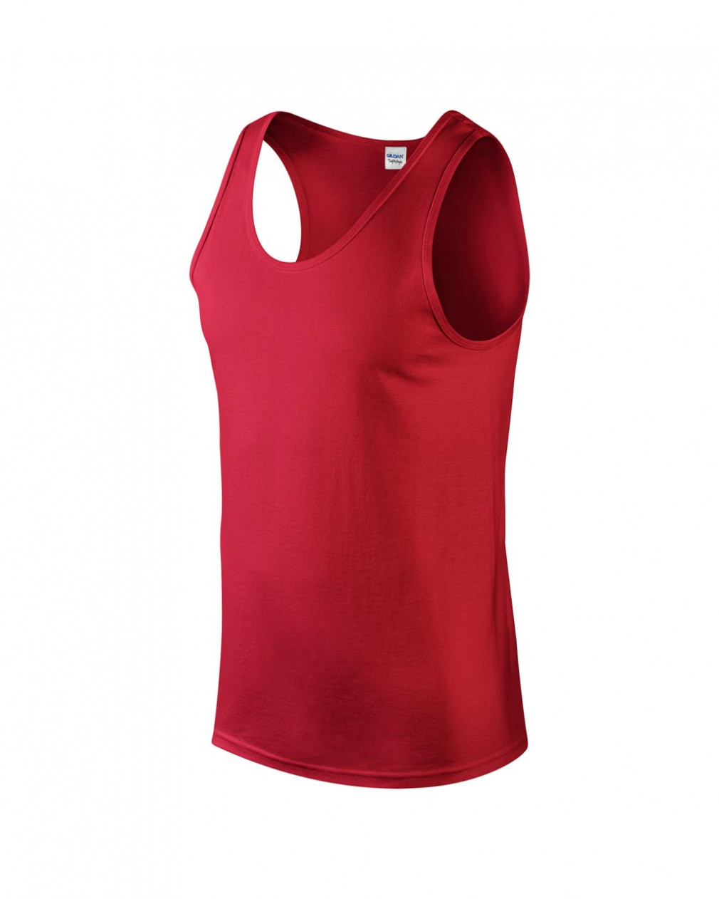 Férfi trikó Gildan GI64200 Softstyle Trikó -M, Red
