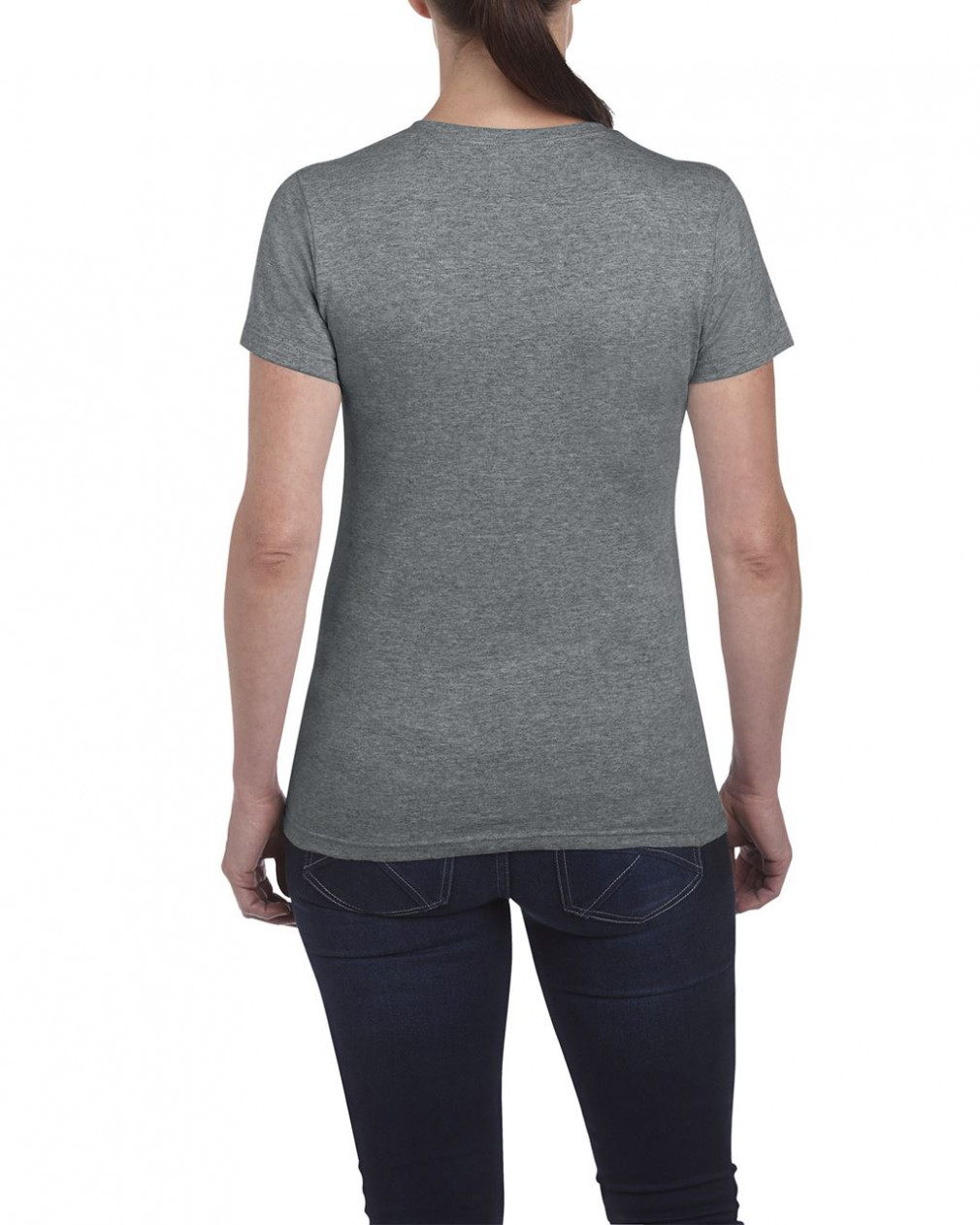 Női póló Gildan GIL5000 Heavy Cotton póló -M, Graphite Heather