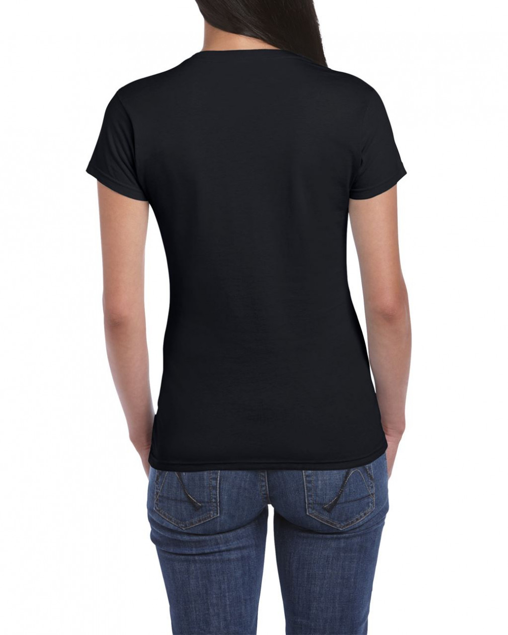 Női póló Gildan GIL64000 Softstyle -S, Black