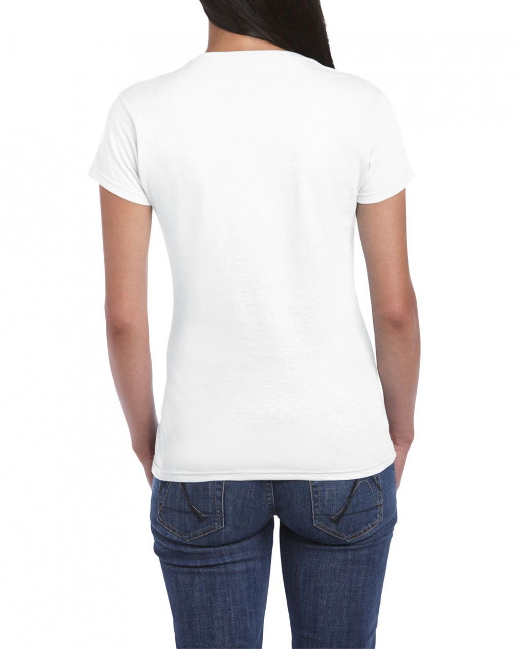 Női póló Gildan GIL64000 Softstyle -M, White