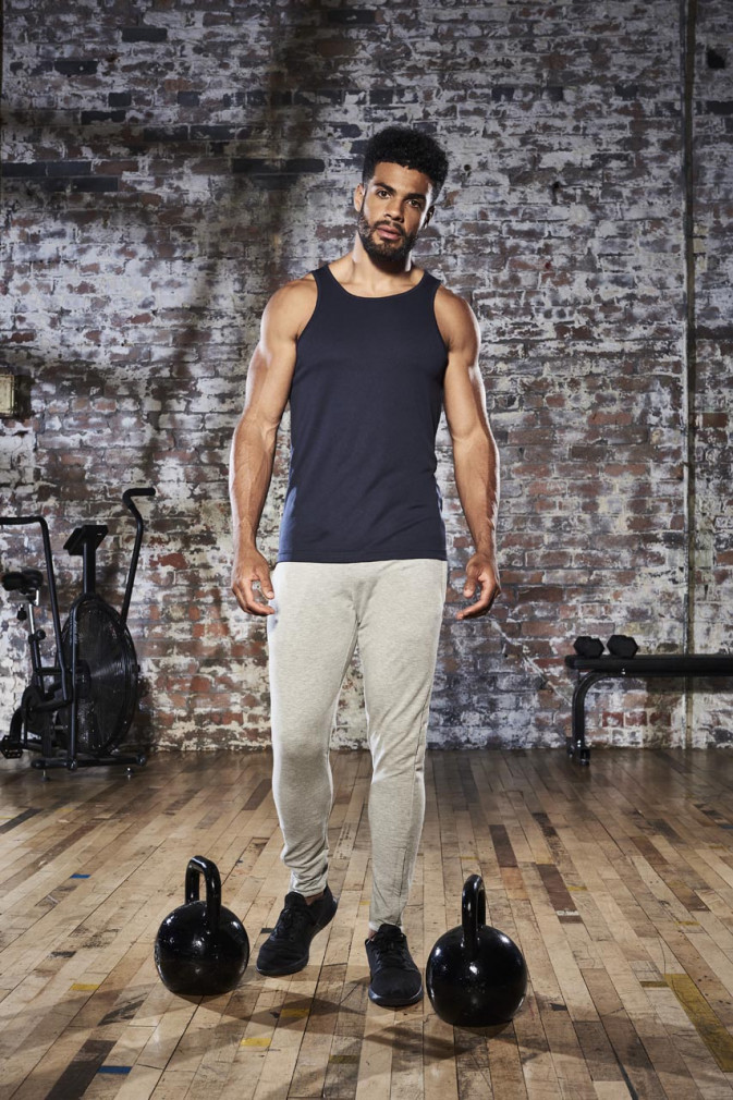 Férfi Just Cool JC007 Cool vest -M, Charcoal