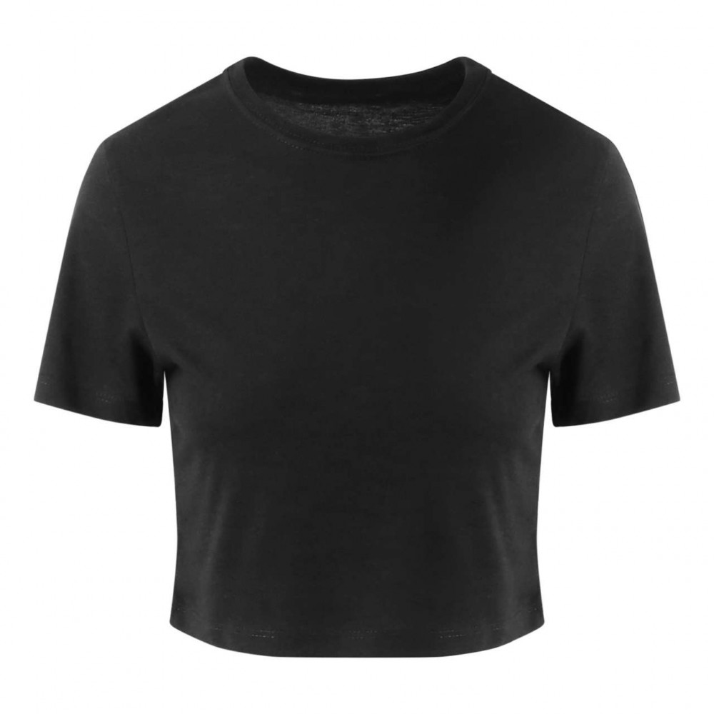 Női póló Just Ts JT006 Tri-Blend Rövid Fazonú póló -S, Solid Black