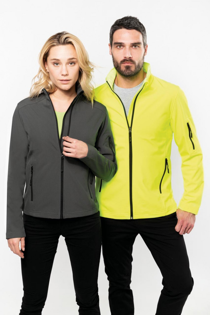 Férfi kabát Kariban KA401 Softshell Jacket -4XL, Black