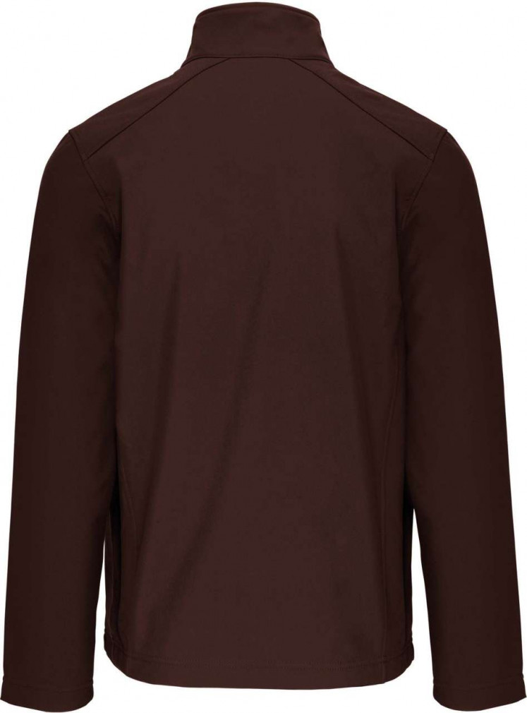 Férfi kabát Kariban KA401 Softshell Jacket -L, Chocolate Férfi kabát Kariban KA401 Softshell Jacket -L, Chocolate
