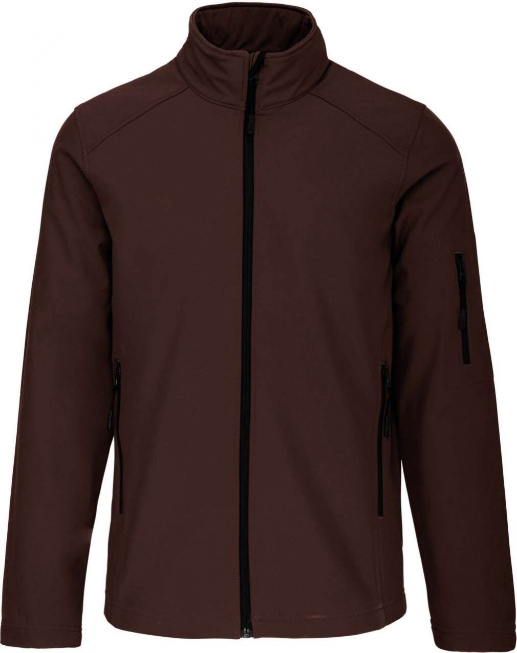 Férfi kabát Kariban KA401 Softshell Jacket -L, Chocolate Férfi kabát Kariban KA401 Softshell Jacket -L, Chocolate