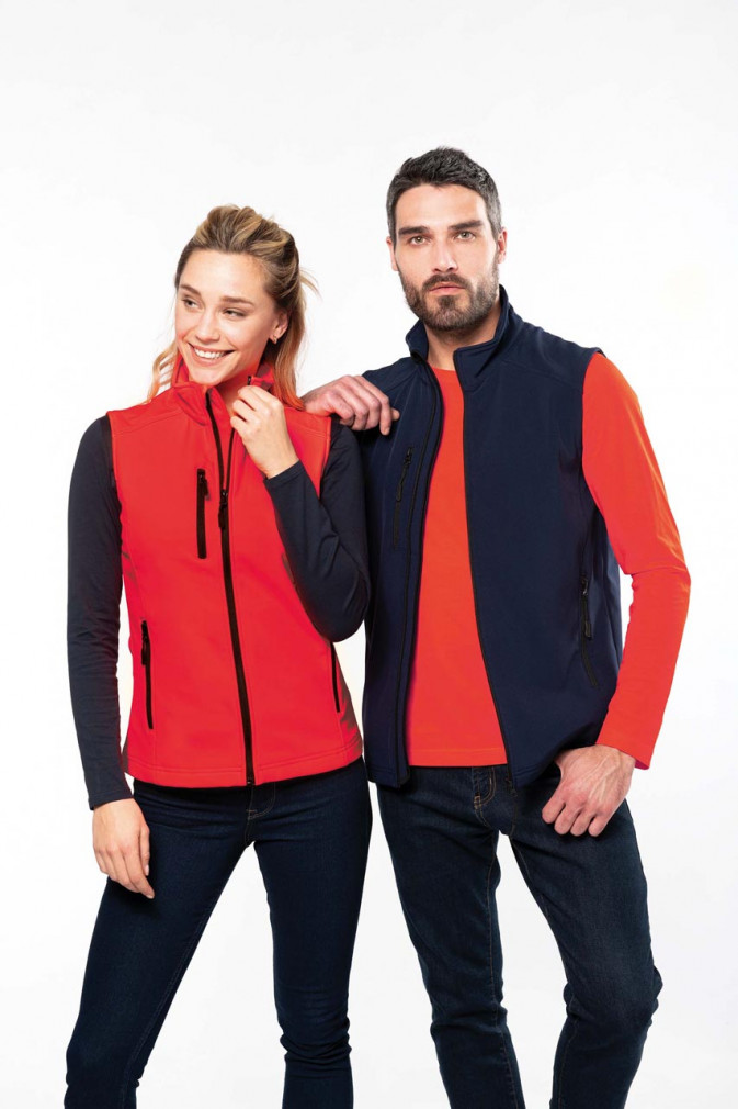 Férfi Softshell Kariban KA403 Men'S Softshell Bodywarmer -2XL, Titanium