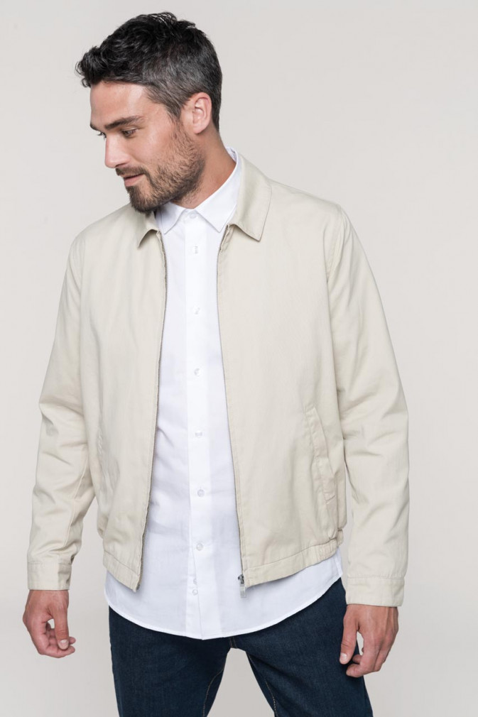Férfi kabát Kariban KA623 Harrington Blouson Jacket -M, Navy