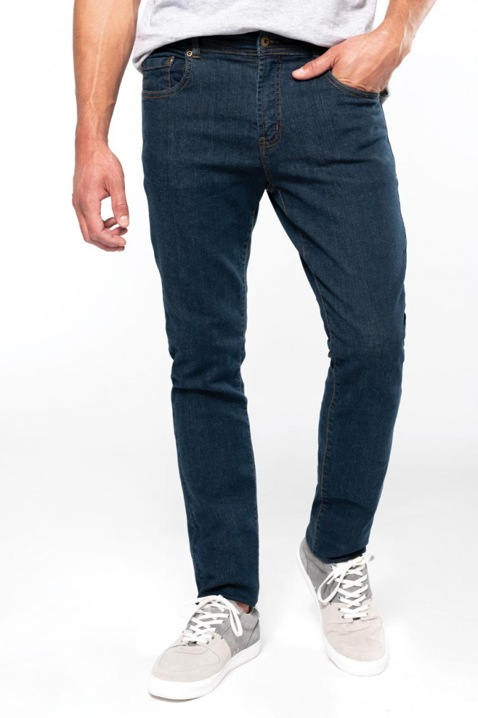 Férfi nadrág Kariban KA742 Basic Jeans -50, Blue Rinse