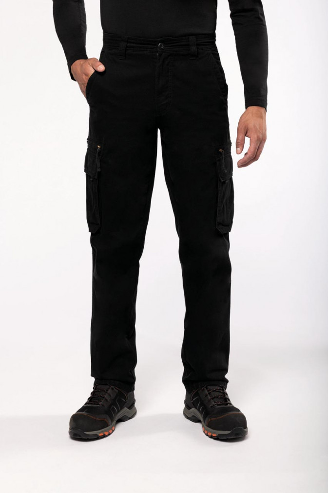 Férfi nadrág Kariban KASP105 Multi pocket Trousers -48, Navy
