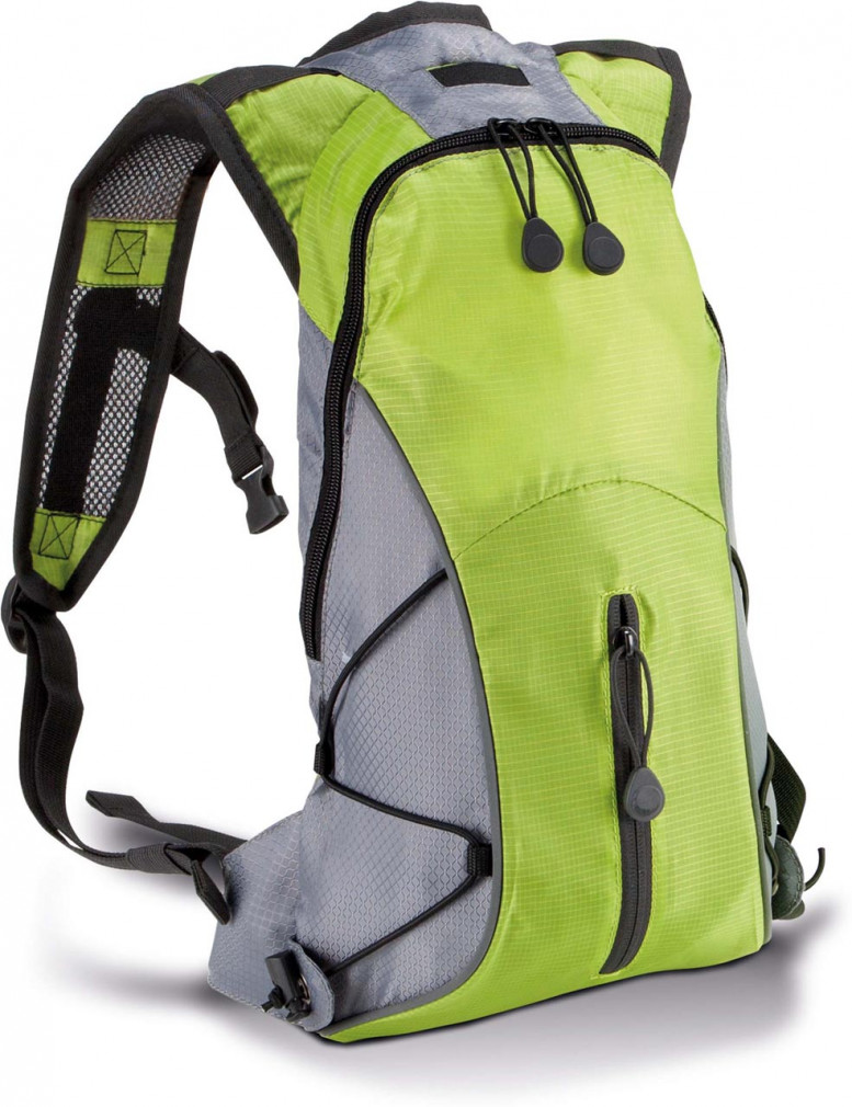 Uniszex hátizsák Kimood KI0111 Hydra Backpack -Egy méret, Black/Slate Grey