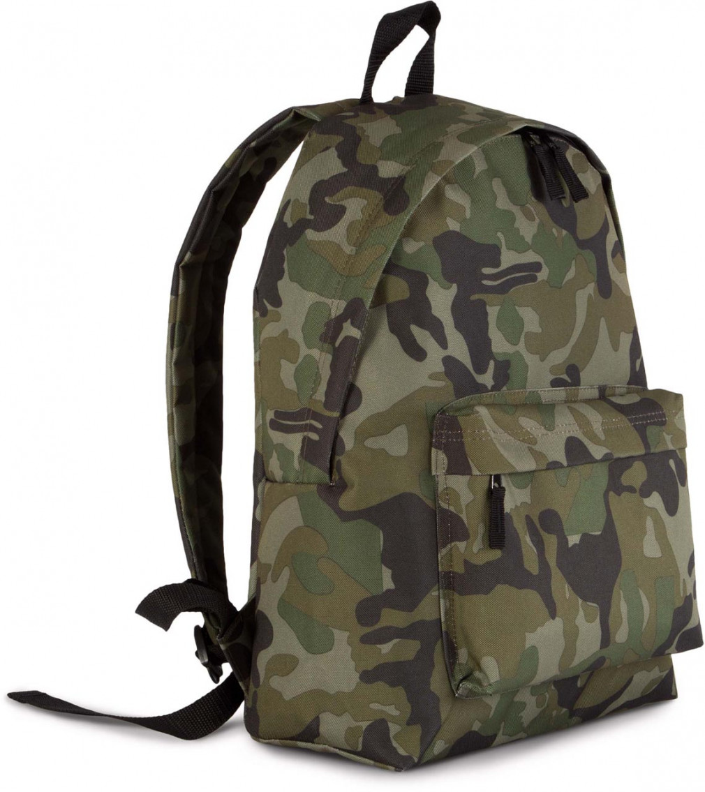 Uniszex hátizsák Kimood KI0130 Classic Backpack -Egy méret, Yellow/Dark Grey