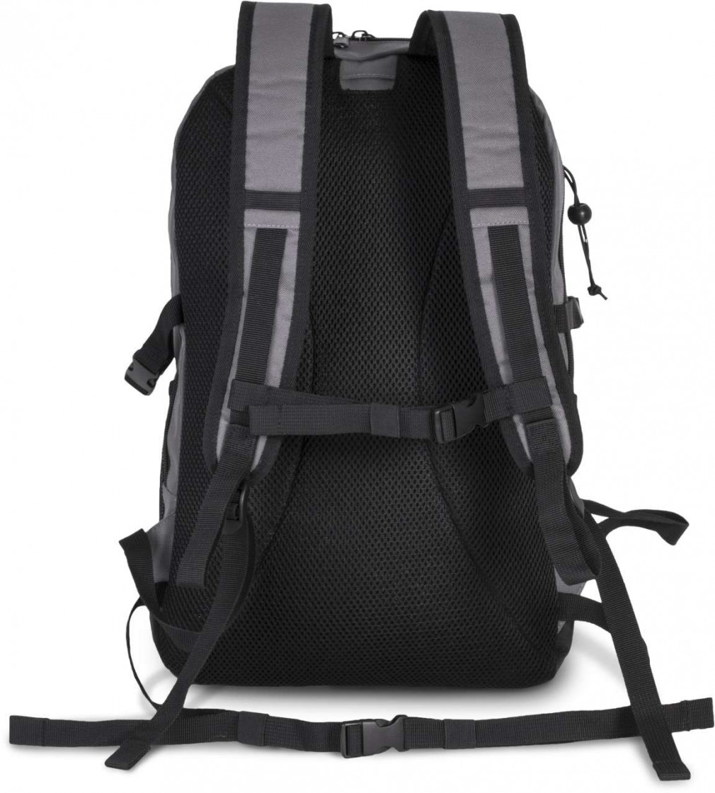 Uniszex hátizsák Kimood KI0152 Multi-purpose Backpack -Egy méret, Full Grey/Black