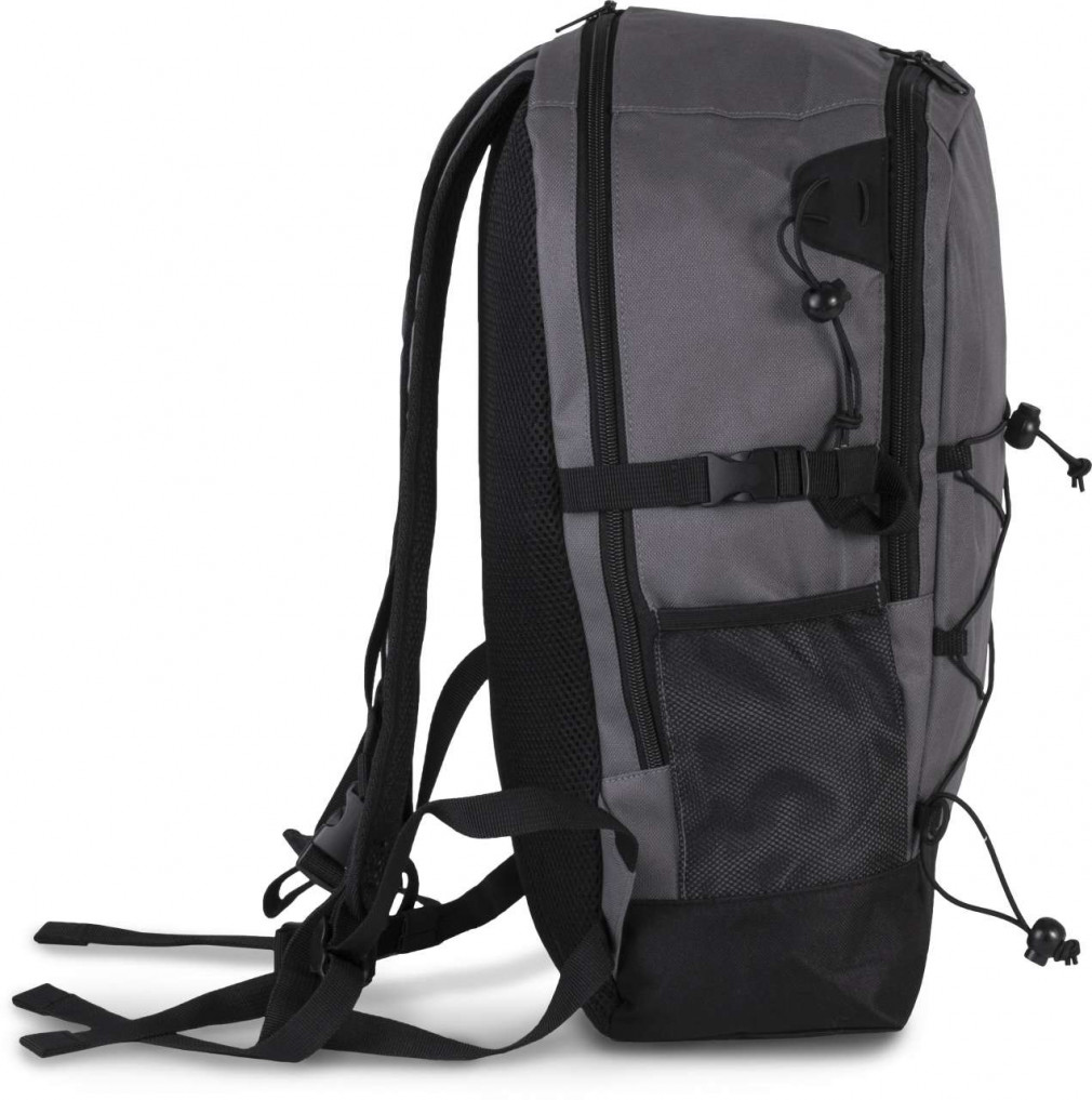 Uniszex hátizsák Kimood KI0152 Multi-purpose Backpack -Egy méret, Full Grey/Black
