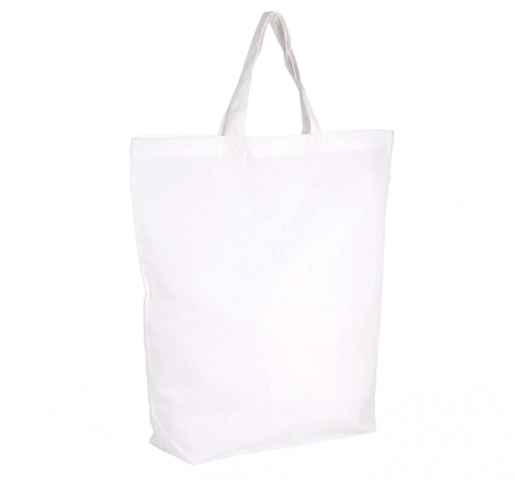 Uniszex táska Kimood KI0247 Cotton Shopper Bag -Egy méret, White