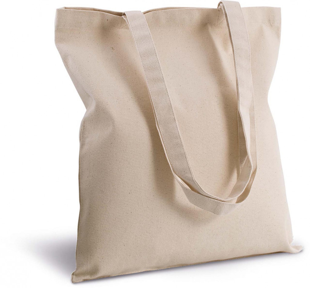 Női táska Kimood KI0250 Cotton Canvas Shopper Bag -Egy méret, Natural