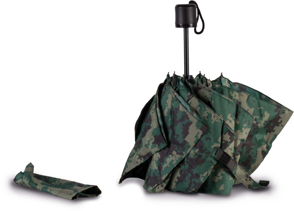 Uniszex esernyő Kimood KI2010 Foldable Mini Umbrella -Egy méret, Light Grey