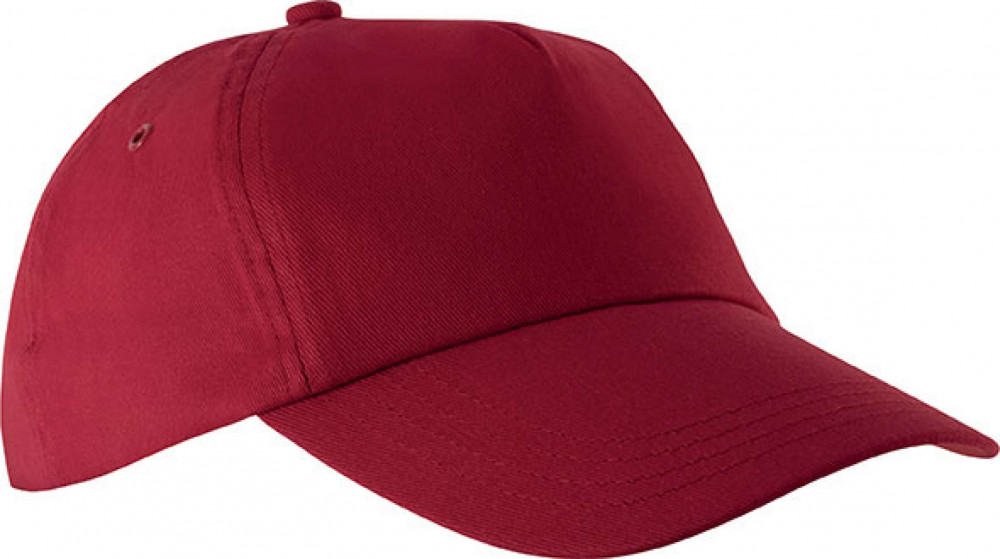 Uniszex sapka K-UP KP034 First - 5 panel Cap -Egy méret, Red