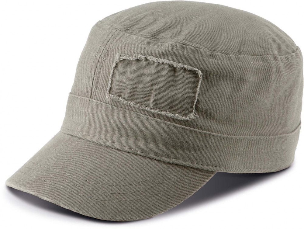 Uniszex sapka K-UP KP050 Cuba - 3 panel Cap -Egy méret, Khaki